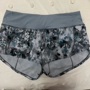 Lululemon speed up shorts size 2, 2.5
